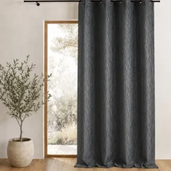 Rideau tamisant en jacquard imprimé