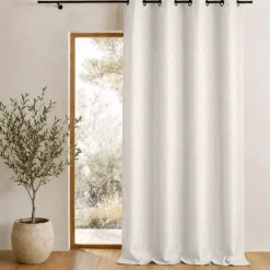 Rideau tamisant en jacquard imprimé
