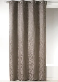 Rideau tamisant en jacquard imprimé