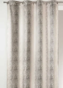 Rideau tamisant en jacquard à motifs ethniques