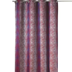 Rideau tamisant en jacquard à motifs ethniques