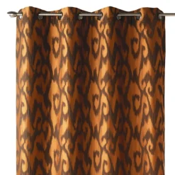 Rideau tamisant en jacquard motifs baroques