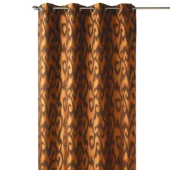 Rideau tamisant en jacquard motifs baroques