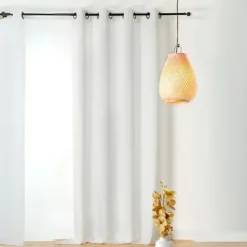 Rideau tamisant en poly-lin