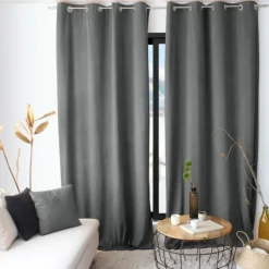 Rideau tamisant en velours