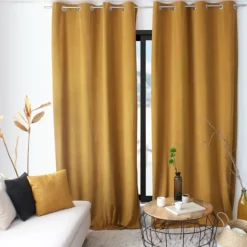 Rideau tamisant en velours
