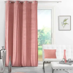 Rideau tamisant en velours print or