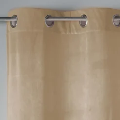 Rideau tamisant en velours ras