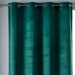 Rideau tamisant en velours ras