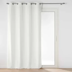 Rideau tamisant en velours uni
