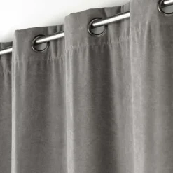 Rideau tamisant en velours uni