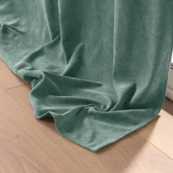 Rideau tamisant en velours uni