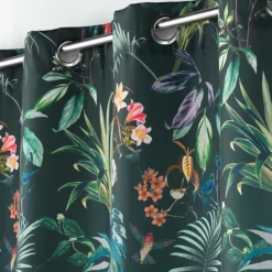 Rideau tamisant esprit exotique
