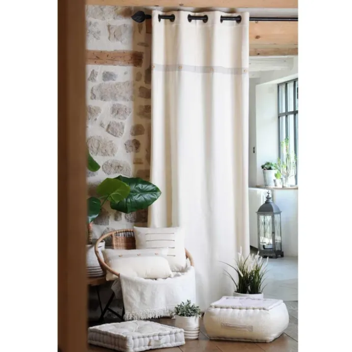 Rideau tamisant esprit naturel