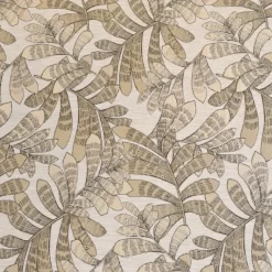 Rideau tamisant jacquard à motifs végétaux