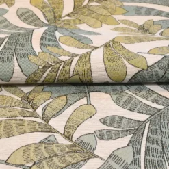 Rideau tamisant jacquard à motifs végétaux