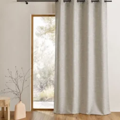 Rideau tamisant jacquard à motifs géométriques