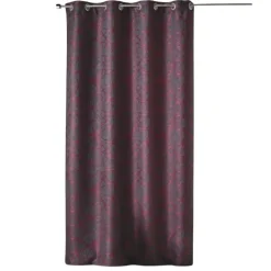 Rideau tamisant jacquard à motifs géométriques