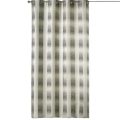 Rideau tamisant à motif quadrillé