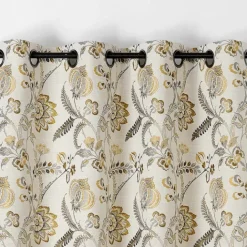 Rideau tamisant vintage floral