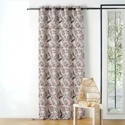 Rideau tamisant vintage floral