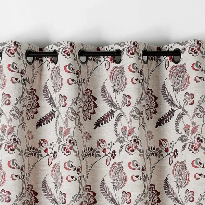 Rideau tamisant vintage floral