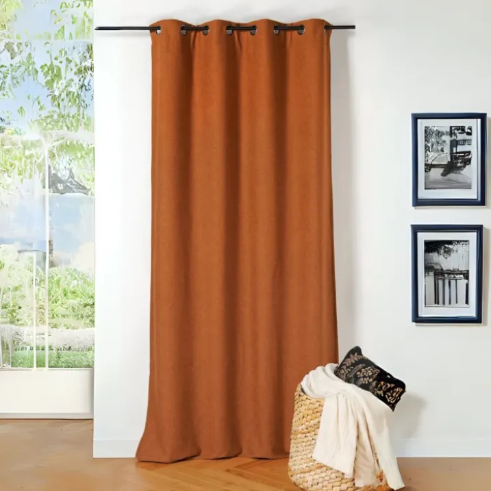 Rideau thermique au style bouclette