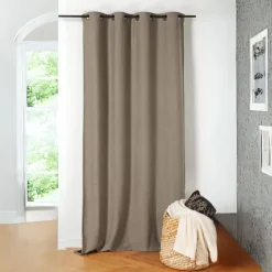 Rideau thermique au style bouclette