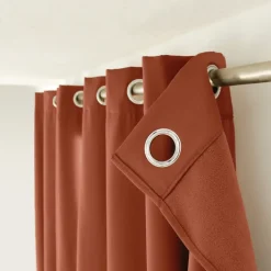 Rideau thermique en microfibre doublée