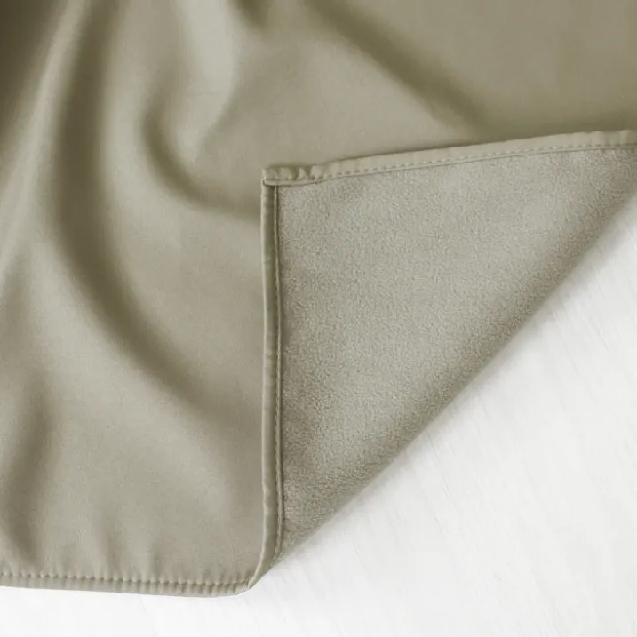 Rideau thermique en microfibre doublée