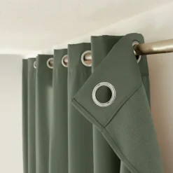 Rideau thermique en microfibre doublée