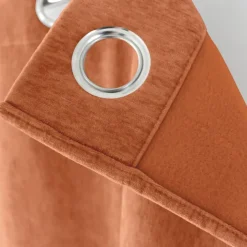 Rideau thermique en velours doublé polaire