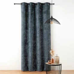 Rideau thermique et phonique velours chenille