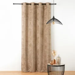 Rideau thermique et phonique velours chenille