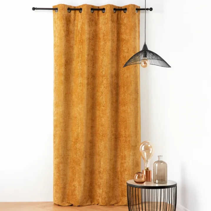 Rideau thermique et phonique velours chenille