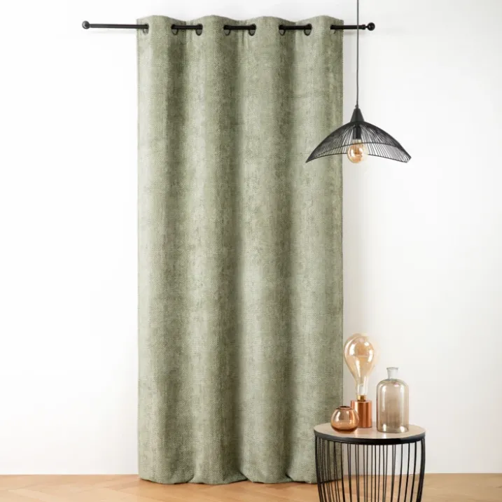 Rideau thermique et phonique velours chenille