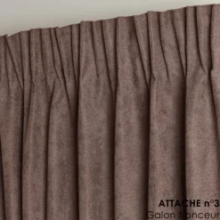 Rideau été thermique et occultant accroche 3-en-1 LUZ