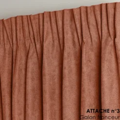 Rideau été thermique et occultant accroche 3-en-1 LUZ