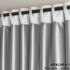 Rideau été thermique et occultant accroche 3-en-1 LUZ