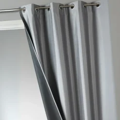 Rideau uni shantung 100% occultant 3 couches