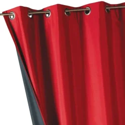 Rideau uni shantung 100% occultant 3 couches