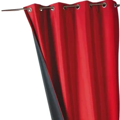 Rideau uni shantung 100% occultant 3 couches