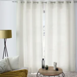 Rideau velours effet chiné tamisant