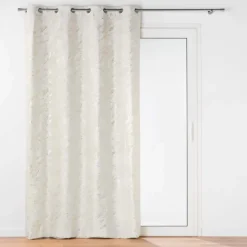 Rideau velours effet marbre