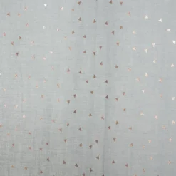 Rideau Voilage gaze de coton motifs brillants