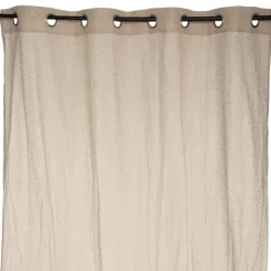 Rideau Voilage gaze de coton motifs brillants