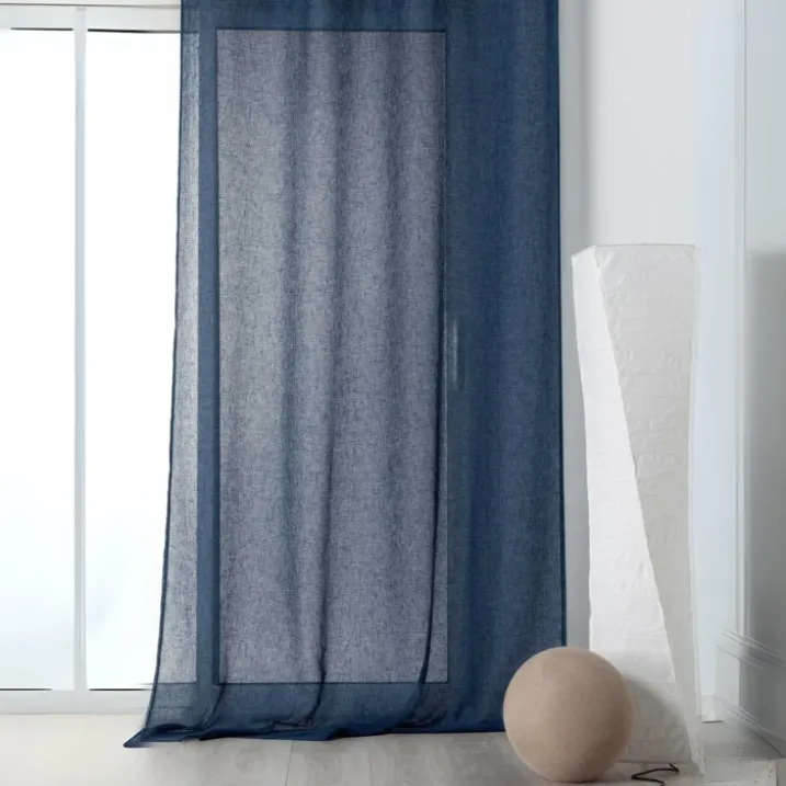 Rideau voilage tamisant en poly-lin