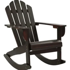 Rocking chair de jardin en bois