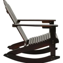 Rocking chair de jardin en bois
