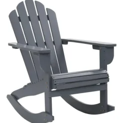Rocking chair de jardin en bois